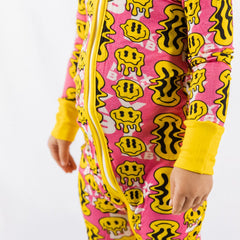 TRIPPY SMILES PINK BAMBOO ZIPPY