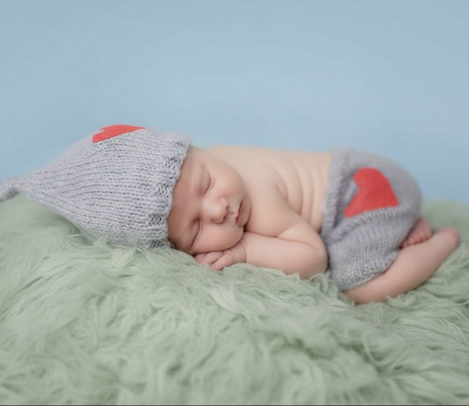 Rod Needle Series Love Wizard Photo Prop - Newborn Handwoven Milk Cotton