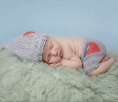 Rod Needle Series Love Wizard Photo Prop - Newborn Handwoven Milk Cotton