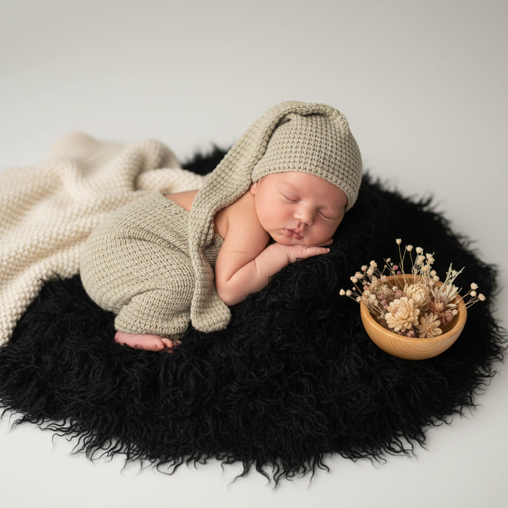 Newborn Photo Shoot Jumpsuit - Soft Spandex Comfort