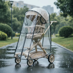 Transparent Rain Cover For Baby Strollers Prams Pushchairs Waterproof Windproof