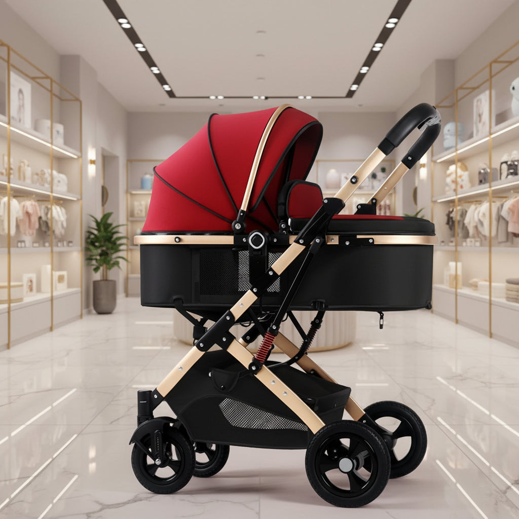 Two Way Newborn Stroller Aluminum Alloy Exclusive Edition