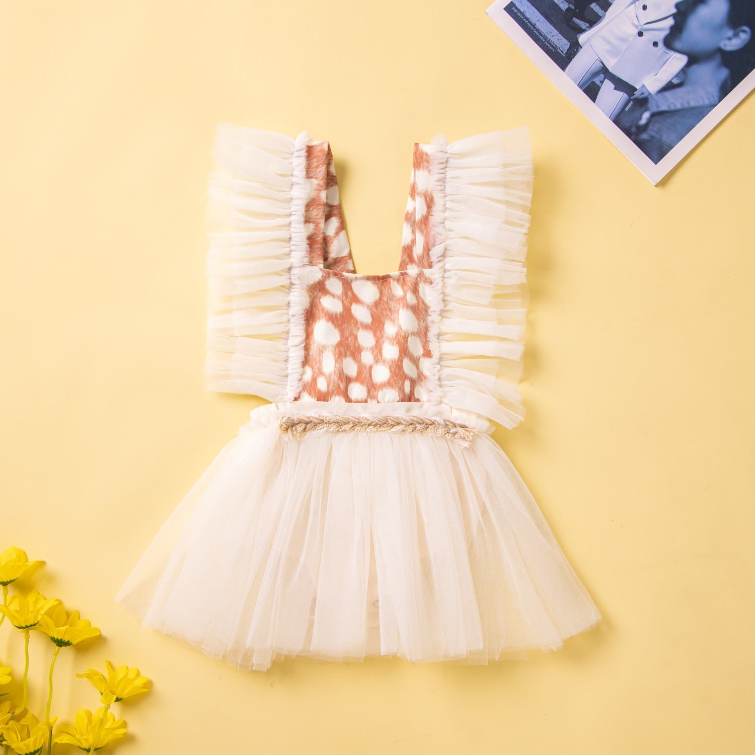 Mesh Cute Pettiskirt Newborn Princess Baby's Gown