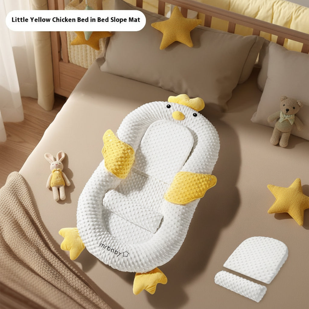 Bed In Bed Newborn Slope Mattress Premium Soft Fabric Elite