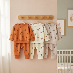 Comfortable Cotton Newborn Clothes Covered Foot Zipper One Piece Romper