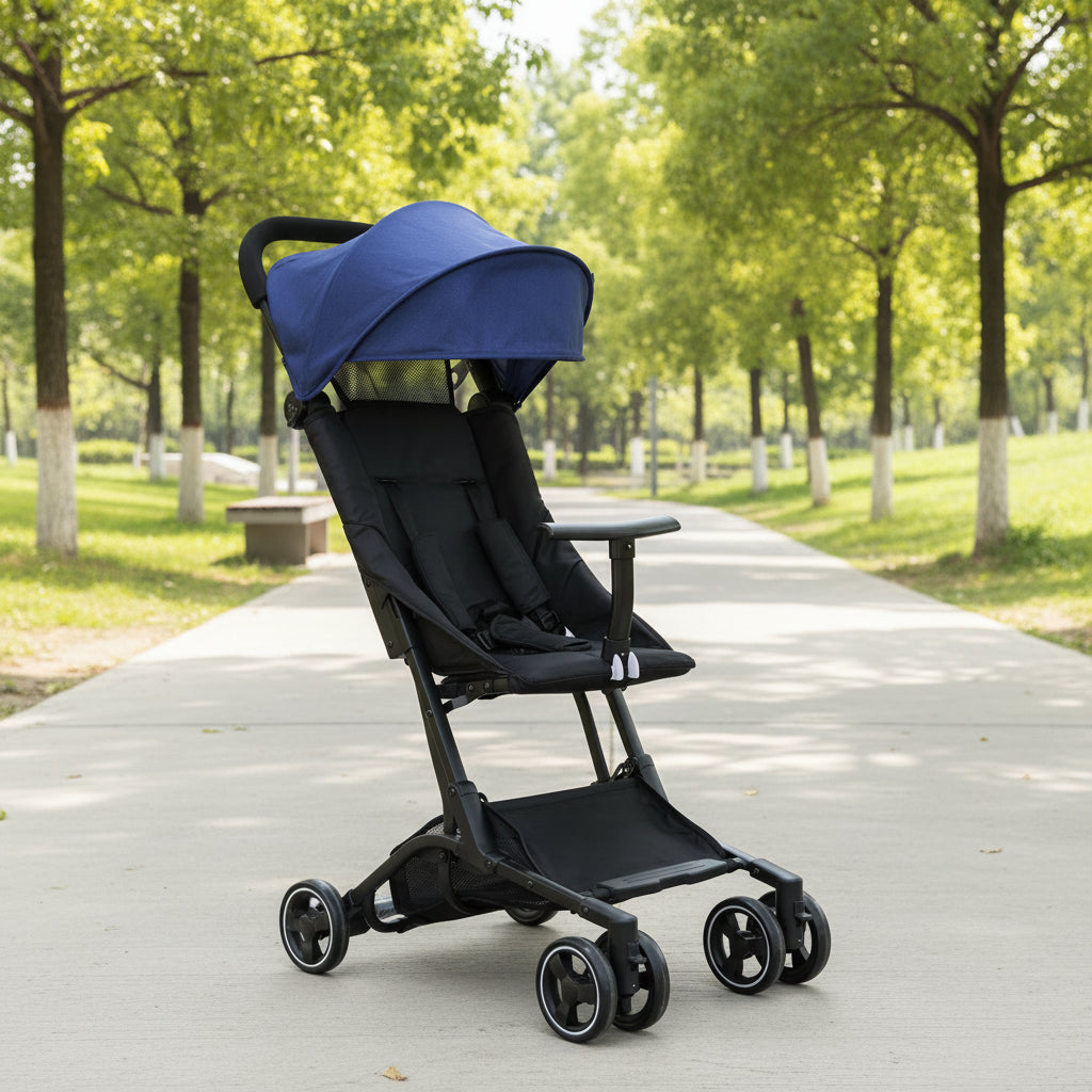 Portable Lightweight Travel Stroller for Babies and Toddlers Lie Flat Seat