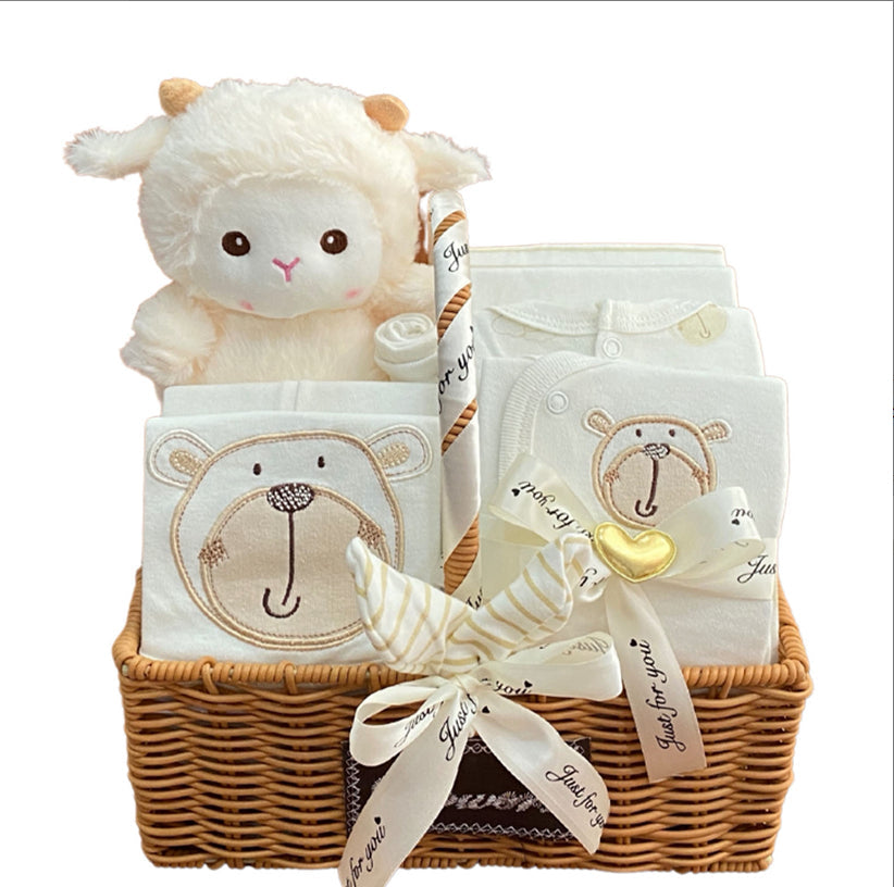 Newborn Boy Baby Clothes Set Gift Box Autumn And Winter