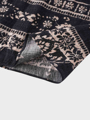 Tiered Wrap Jumper-Bandana