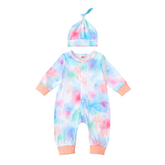 Long sleeve baby jumpsuit