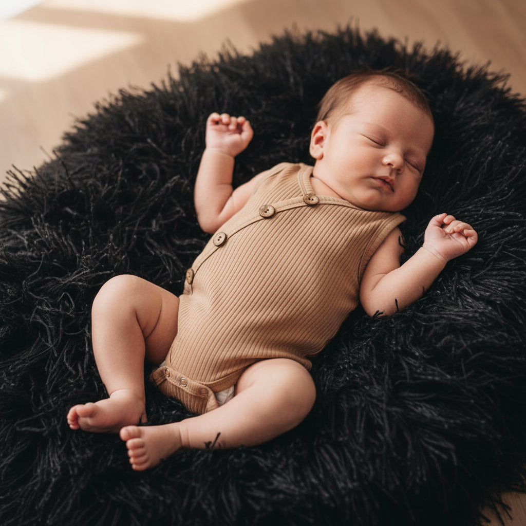Newborn Baby Solid Bodysuit Kids Clothes Boys Girl Jumpsuit