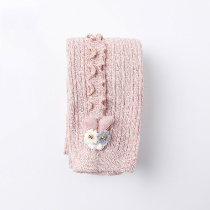 Cartoon Children's Ninth Pants With Vertical Agaric