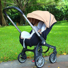 New Baby Stroller 4in1 Multifunctional Newborn Baby Carriage 3in1 Stroller Foldable Basket Type Seat z250705