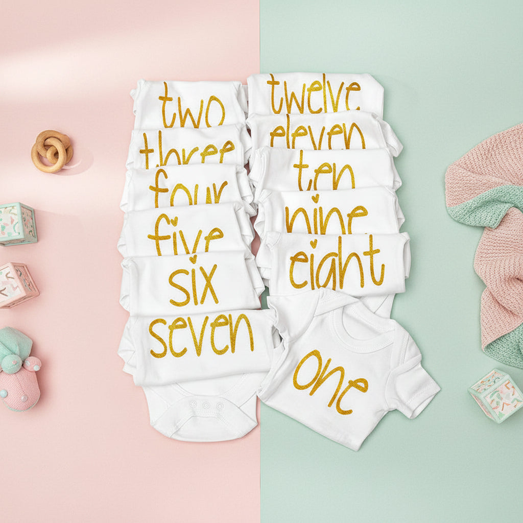 Fine Cotton Baby One Piece Romper Luxe Collection Limited Edition