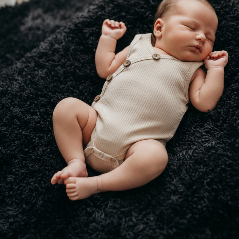 Newborn Baby Solid Bodysuit Kids Clothes Boys Girl Jumpsuit