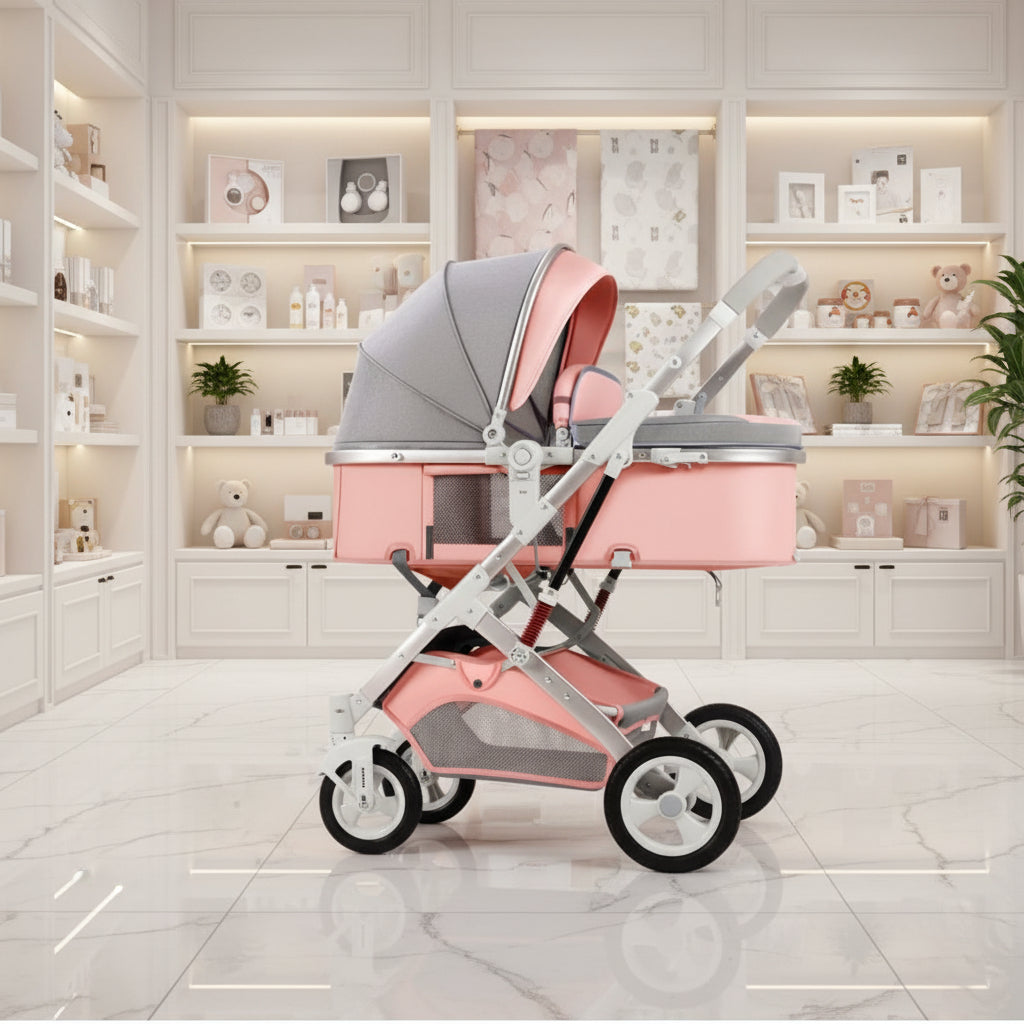 Two Way Newborn Stroller Aluminum Alloy Exclusive Edition