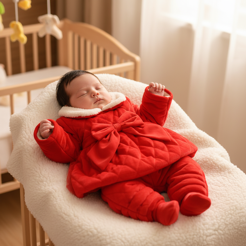 Velvet Collection Baby Girl Winter Suit Exclusive Edition