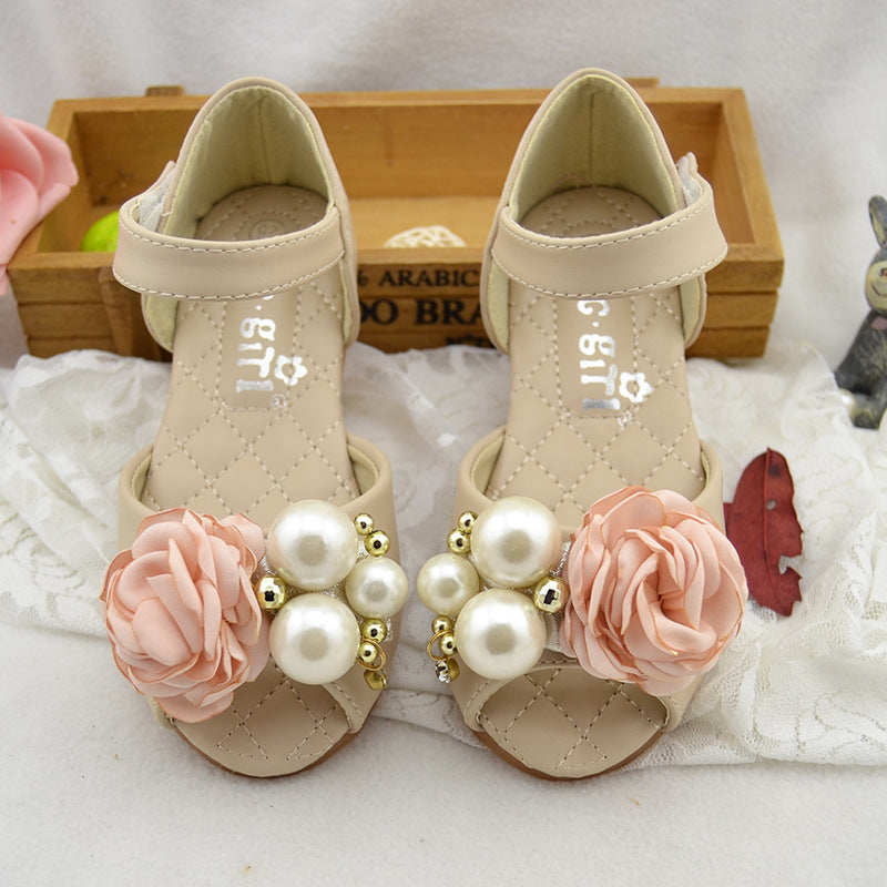Princess Shoes With Soft Soles and Fish Mouth Sandals