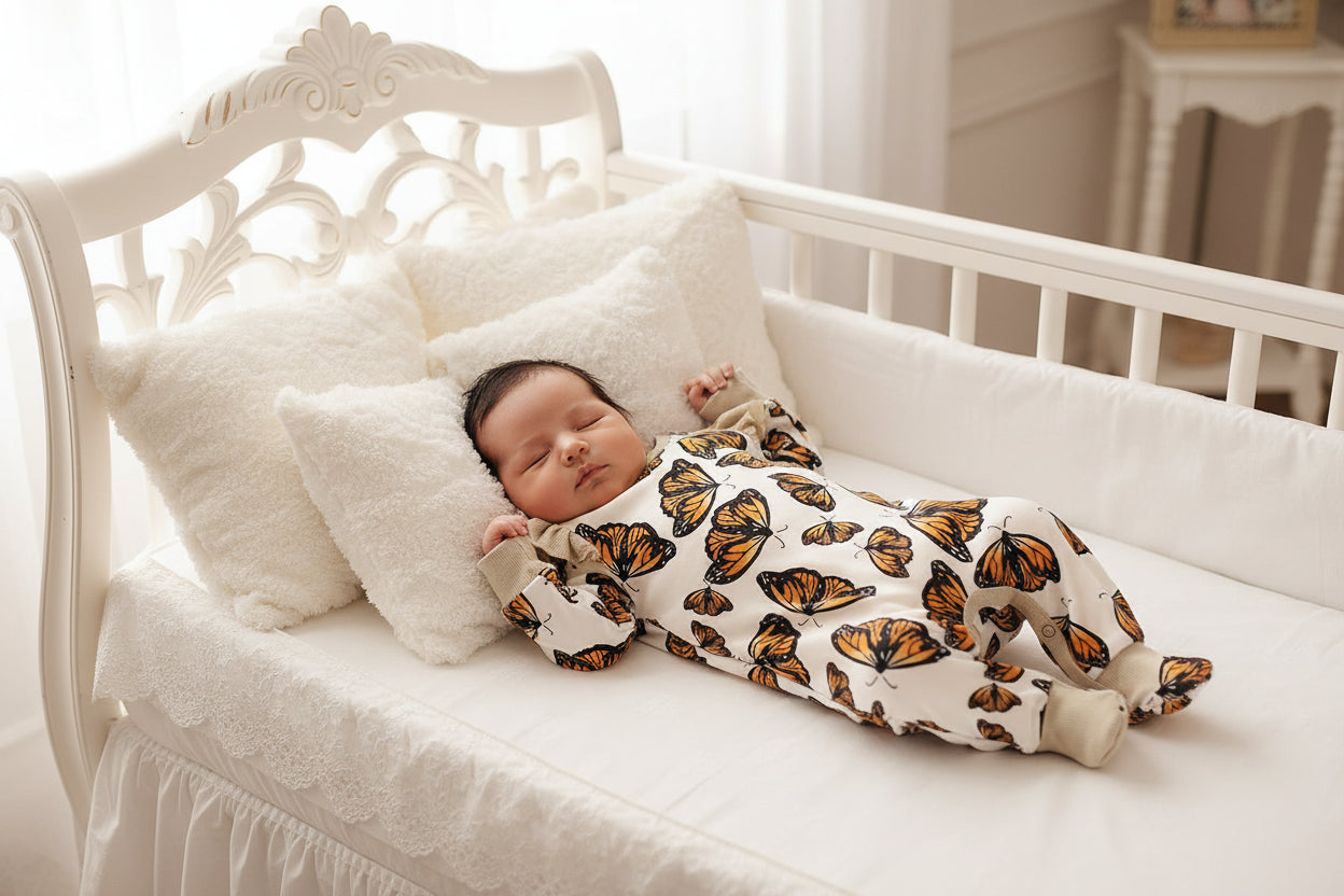 Newborn Clothes Butterfly Jumpsuit Cute Wind