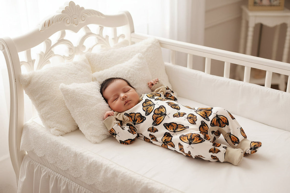 Newborn Clothes Butterfly Jumpsuit Cute Wind