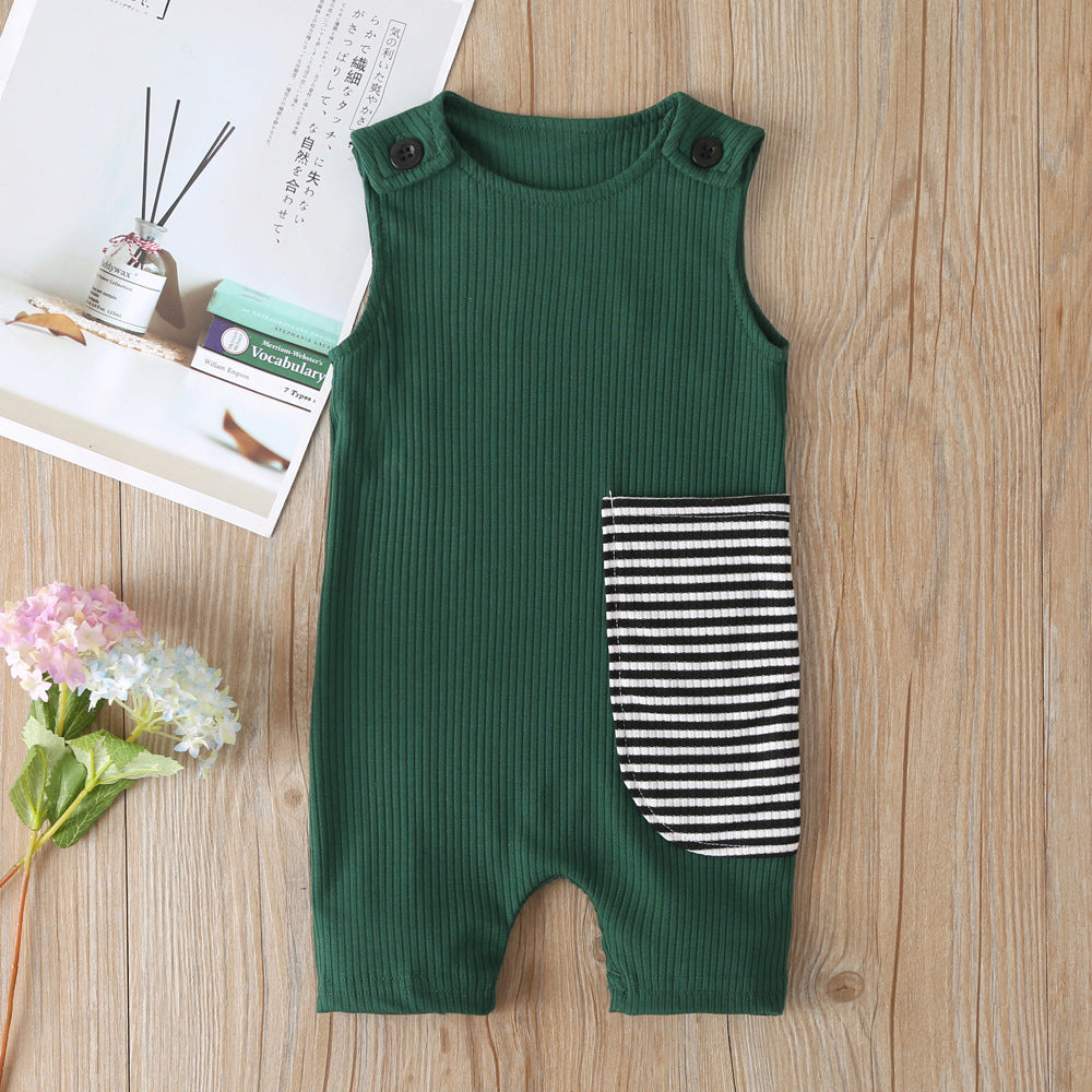 Newborn Summer Hot Style Sleeveless One-Piece Romper