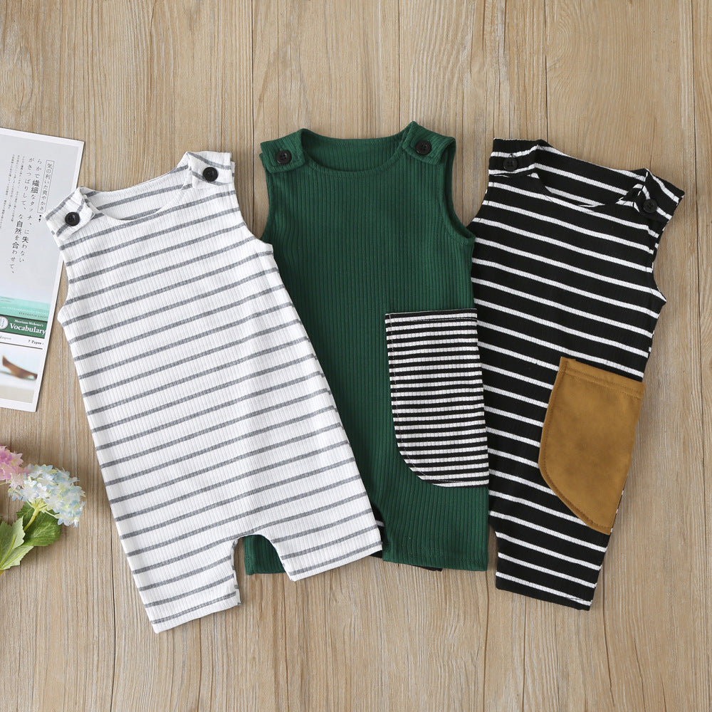 Newborn Summer Hot Style Sleeveless One-Piece Romper