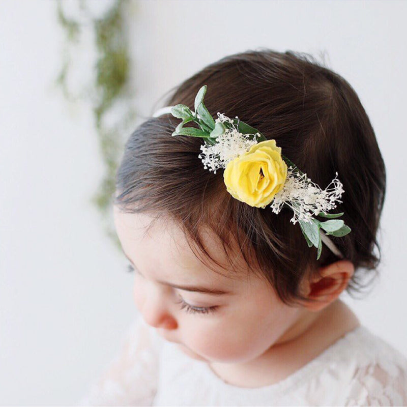 Fashion Cute Nylon Wreath Children Headwear