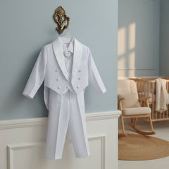 Tuxedo Girdle Dress for Toddler Boy Wedding Formal Suit