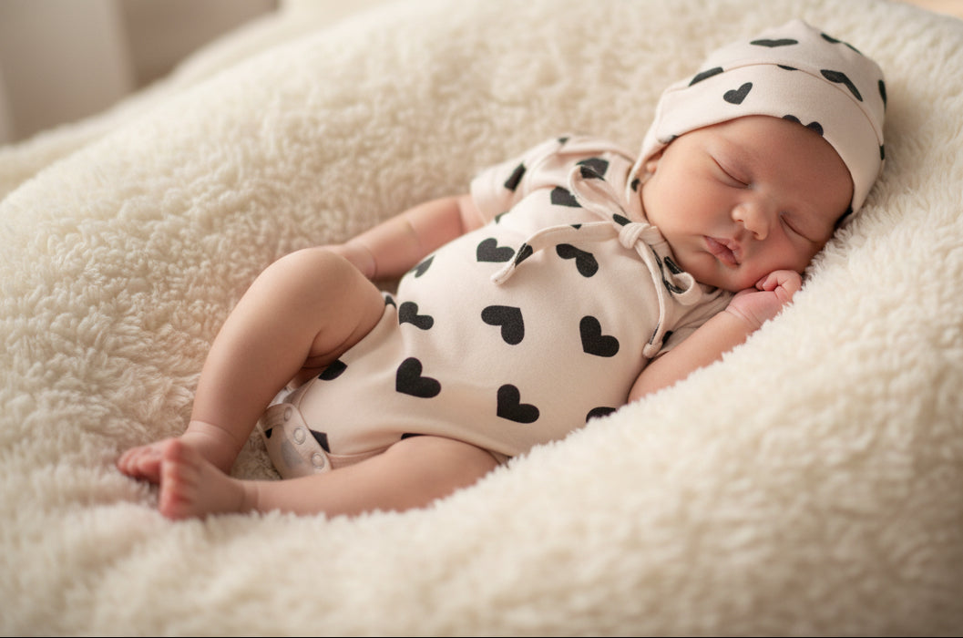 TinyToes Baby Romper Playsuit - Cotton Comfort Unisex 3-12M