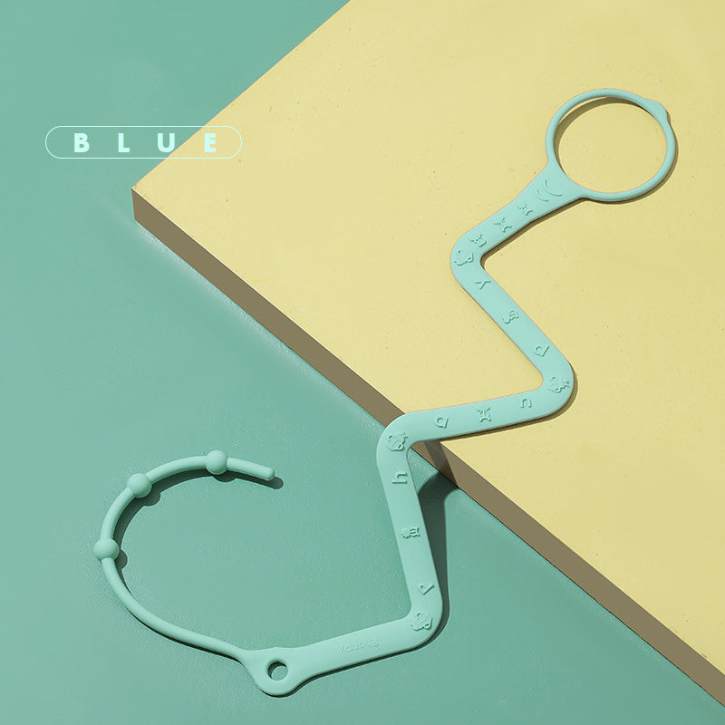 Baby Teether Chain Silicone Nipple Bottle Lanyard
