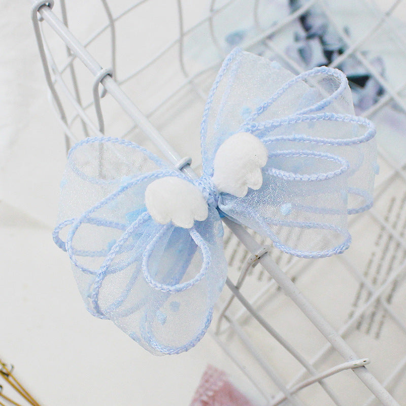 Children s Hairpin girl Little Angel Bow Hairpin