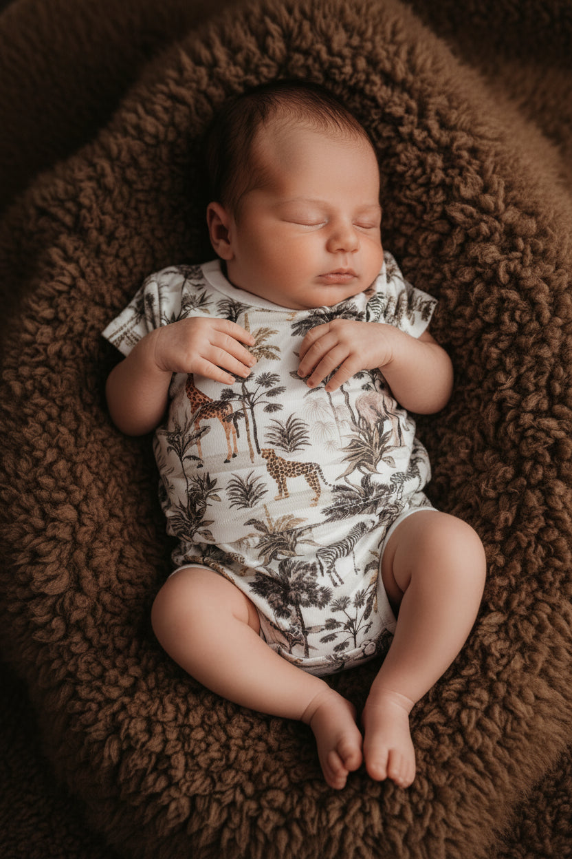 Casual Baby Boy Short Sleeve Suit
