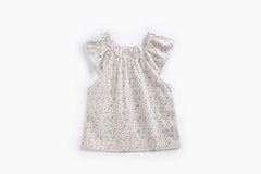 Newborn Children's Clothing Summer Ins Cotton PrintedTwo-Piece Floral T-Shirt Briefs Baby Suit