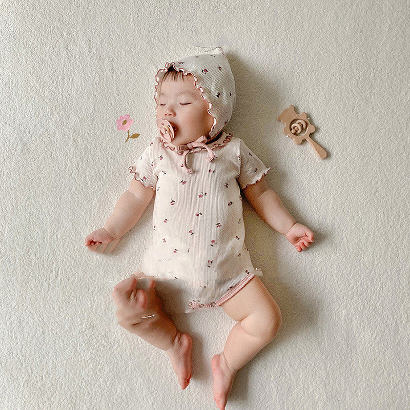 Newborn Infant Baby Boy Girl Fashion Cute Floral Printed Short