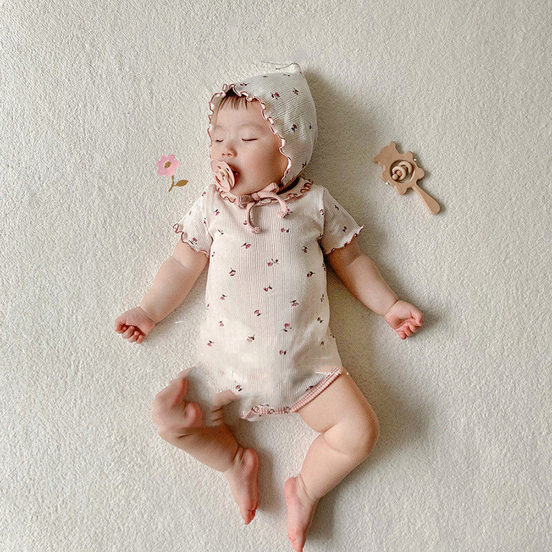 Newborn Infant Baby Boy Girl Fashion Cute Floral Printed Short