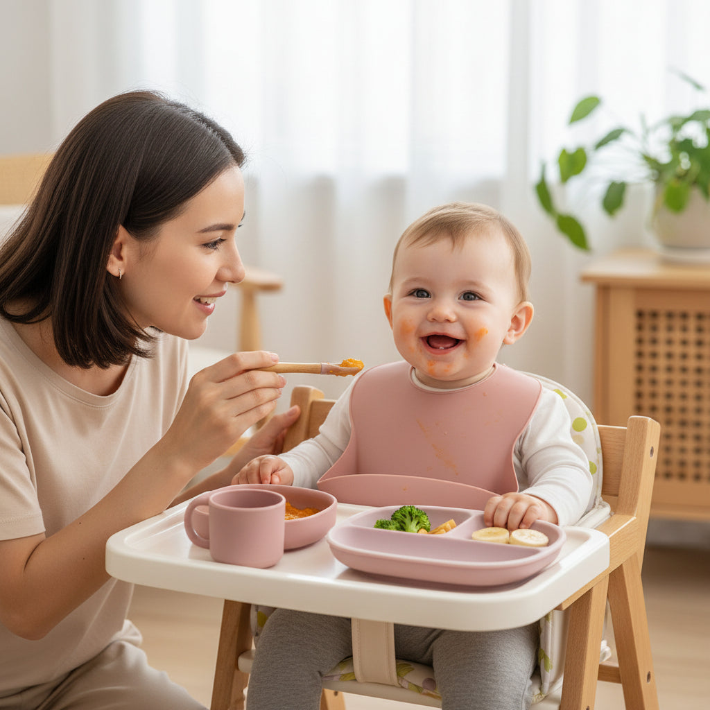 Children's Bowl Dinner Plate Spoon Fork Anti-drop Snack Cup Feeding Tableware Set