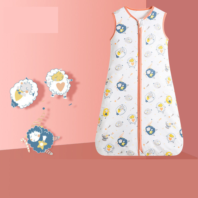 Baby Vest Pajamas Sleeveless Baby Kick-proof Children Sleeping Bag