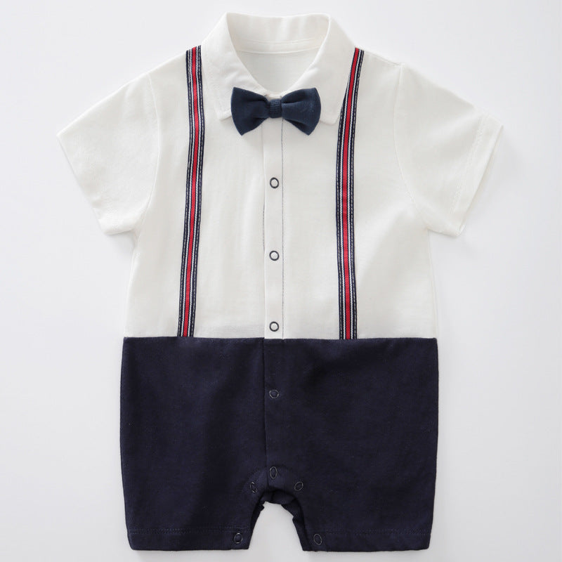 Stylish Baby Male Summer One-piece Clothes