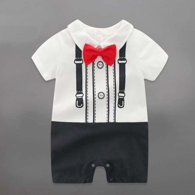 Stylish Baby Male Summer One-piece Clothes