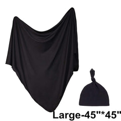 Newborn Knitted Stretch Fabric Solid Color Wrapper