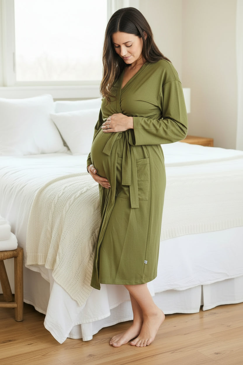 Ladies' Bamboo Robe | Olive