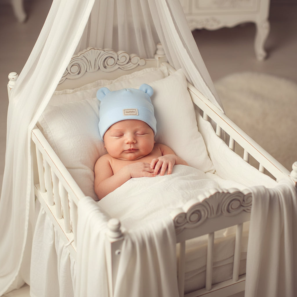 Newborn Hat Baby Tire Hat Spring and Autumn Double Layer