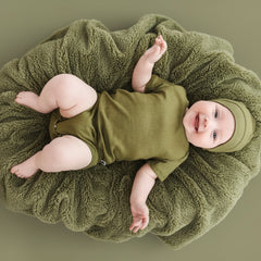 Bamboo Baby Capsule Gift Box | Olive Rib
