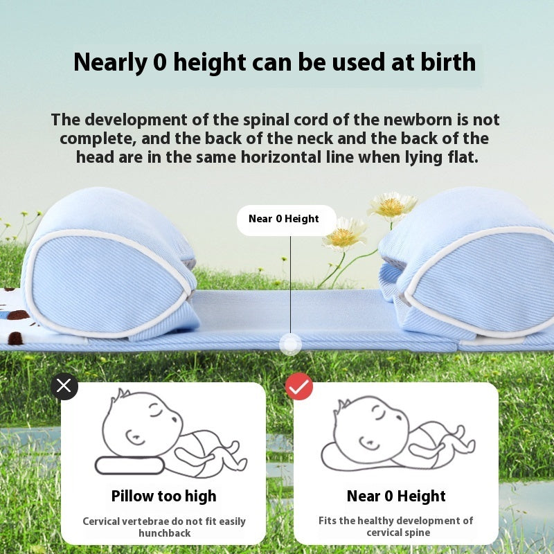 Baby Xiaomi Baby Pillow 0-1 Year Old Buckwheat Correcting Deformational Head Newborn Baby Head Shape