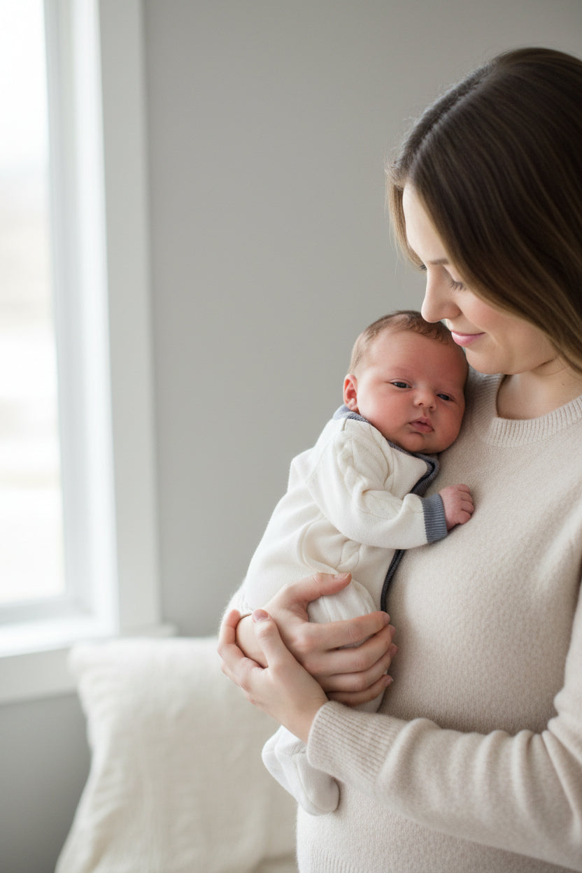 Organic Cotton Newborn Romper
