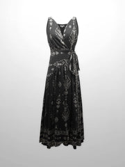 Tiered Wrap Jumper-Bandana