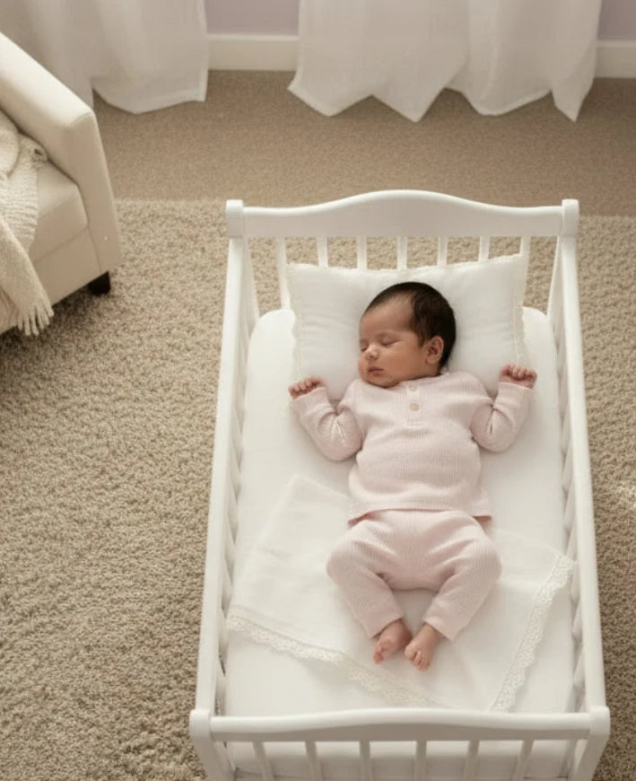 Spring 0-3Y Baby Girls Boys Cotton Pajamas Sets Ribbed Long Sleeve Sleepwear 2pcs Outfits Newborn Nightwear Soft Loungewear