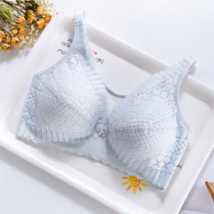 Pregnancy Breastfeeding Bra Front  Steel Ring Lace Gather Type