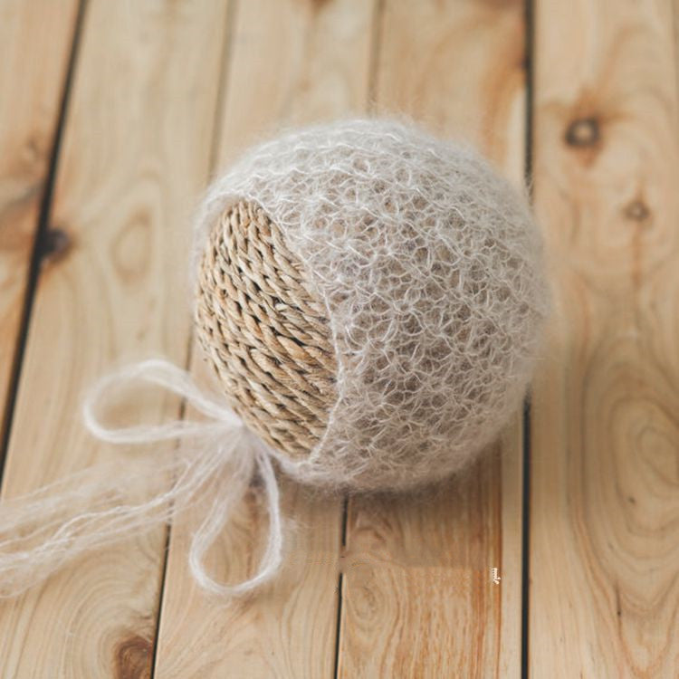 Newborn Photography Mohair Hat Full Moon