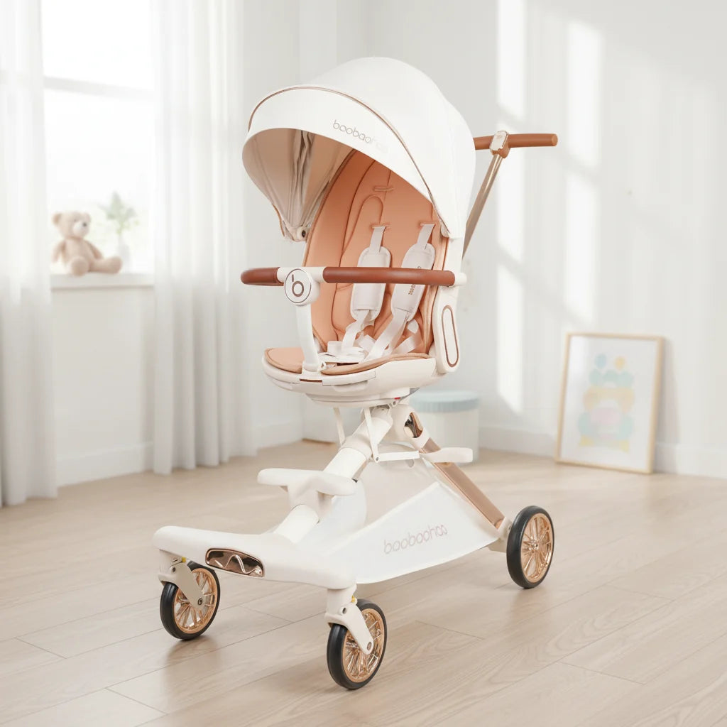 V16 Lightweight Baby Walker Stroller Two Way Seat Lie Down Folding Landscape