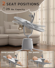 Baby Swing,Baby Swings For Infants With 3 Modes & 5 Speeds BT Enabled App & Remote Control, Electric Swing 6 Melodies And 3 Timer Setting